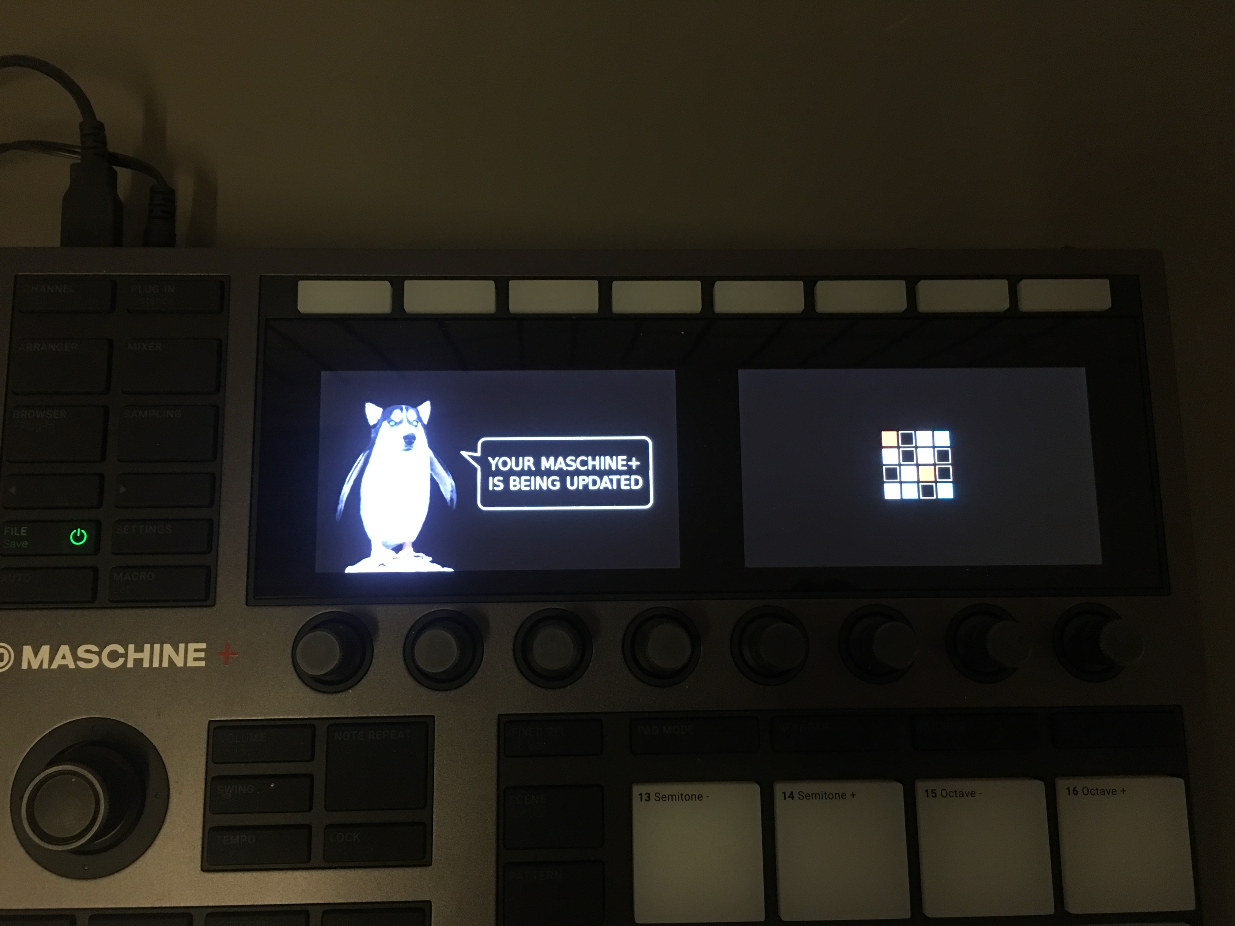 NI hackdays: this auto-update for Maschine+ feature unfortunately never got shipped.
